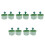 10Pcs Green Sink Drain Strainer Basket PP Kitchen Stopper Filter 6