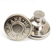 Jeans Buttons Set 5pcs Durable Metal Snap Fasteners for Clothing Adjustable Pants 17mm Assorted Sizes