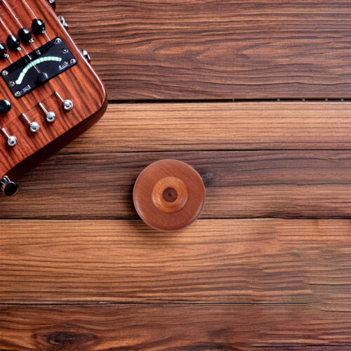 Wooden Brown Cello Endpin Rest Non-Slip Support Mat 2