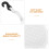 White Linen Baby Stroller Cooler Pad Universal Fit Soft Mat 4