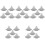 25Pcs Silver Sewing Machine Repair Screwdrivers for Needle Plate Use 2