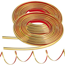 PVC Wandleisten Selbstklebend Goldfarbend Molding Trim