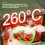Silicone Air Fryer Accessoire Vert Panier Mat Réutilisable 3