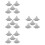 20Pcs Silver Mini Screwdriver Set for Sewing Machine Maintenance 6
