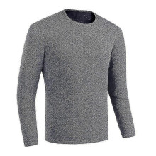 (S, Men gray top) Winter heated jacket for outdoor with 28 heating areas