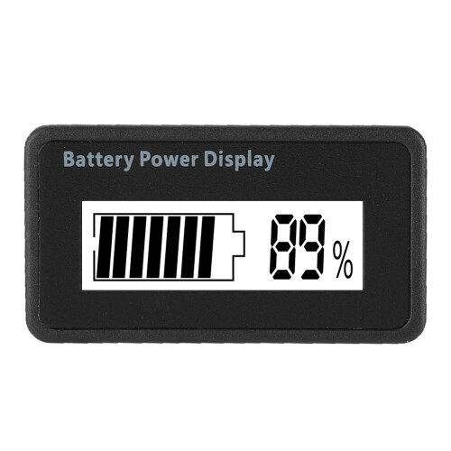 12-48V White Backlit GY-6H Voltage Display