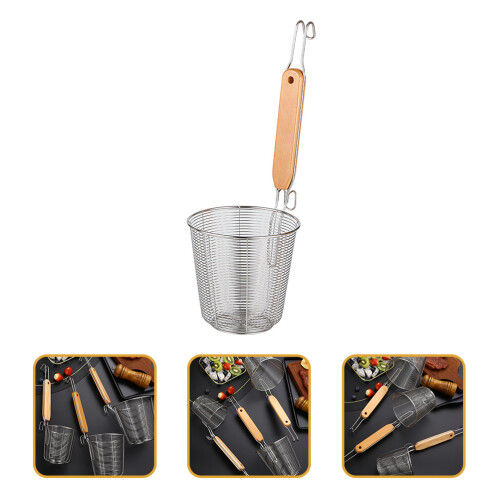 Hochwertiges Pasta Mit Holzgriff, Küchensieb 1