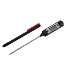 Termometru digital de gătit cu ecran LCD, citire instantanee, anticoroziune, sondă din oțel inoxidabil de calitate alimentară, sondă lungă,