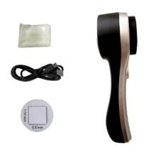 60X Magnifying Glass with Light, USB C Rechargeable UV LED Jewelers Loupe, Stand, Silver Black