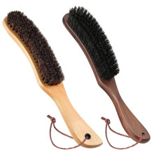 2 Pcs Hat and Clothes Brush Set Horsehair Felt Hat Cleaner and Boar Bristle Suit Brush Removes Dust Hair