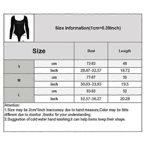 (L, Khaki) Women''s Solid Color Long Sleeve Square Neck Backless Bodysuit Tops Jumpsuit 2