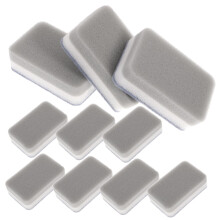10pcs Non Scratch DoubleSided Dish Sponges for Kitchen Cleaning Pots and Sinks Grey
