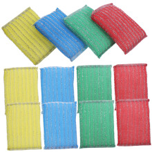 20pcs Multi Color Thickened Kitchen Cleaning Sponges, Heavy Duty Non Scratch Dishwashing Scrub Pads, Reusable and Strong Water Absorption Set