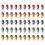 (color) 50pcs Easter desktopLittle People Decorations cute cartoon gift 1