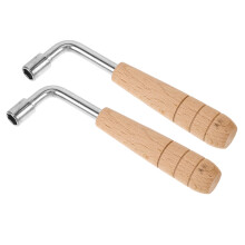 2pcs Lyre Harp Tuning Wrench Set, Durable Metal Tools for Precise Stringed Instrument Adjustment