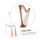 2pcs Lyre Harp Tuning Wrench Set, Durable Metal Tools for Precise Stringed Instrument Adjustment 5