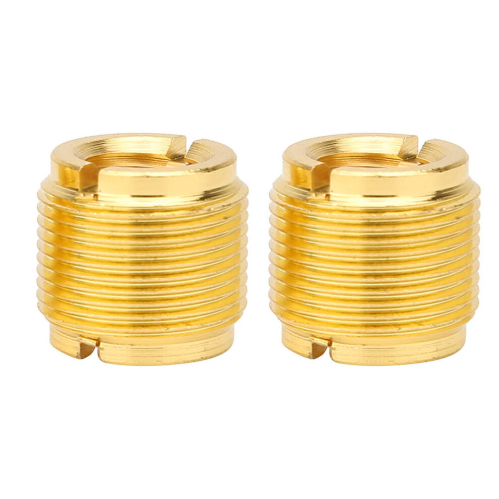 2Pc 5/8In Male To 3/8In Female Thread Screw Adapter For Microphone Stand Clip 4401393725734