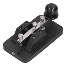 Morse Code Practice Key with Builtin Buzzer, Manual CW Trainer for Beginners