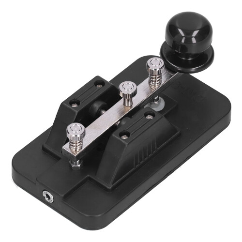 Morse Code Practice Key with Builtin Buzzer, Manual CW Trainer for Beginners
