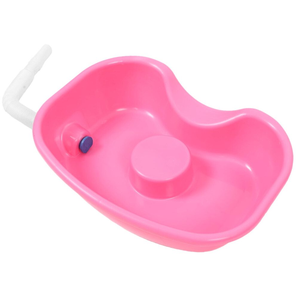 Portable Shampoo Basin with Ergonomic Neck Support for Bedside Hair Washing and Elderly Care