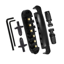 Electric Guitar Roller Bridge Replacement with Smooth Saddles for Stable Tuning and Enhanced Sustain