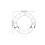 2Pcs Self-Adhesive Acrylic Clock Face Silver Roman Numeral Wall Decal 2