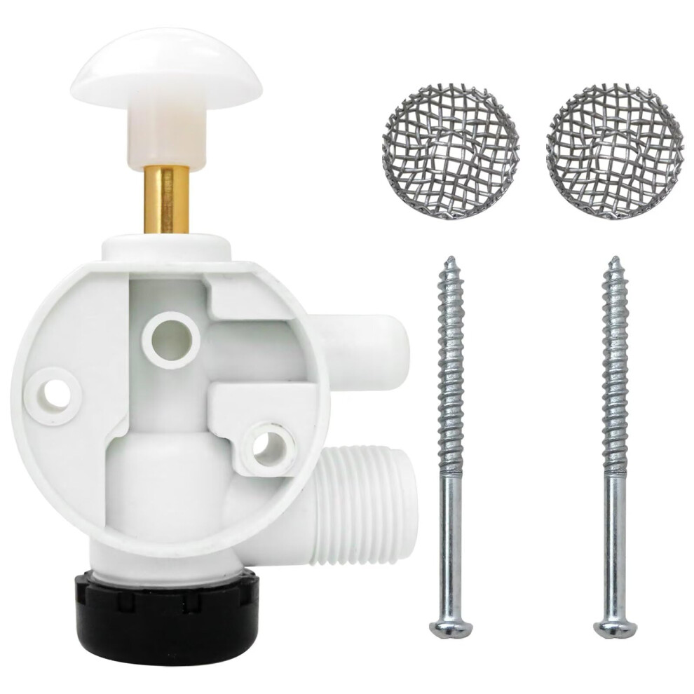 2025 Upgrade Rv Toilet Valve Kit 385314349 Replacement For Pedal Flush Camper Trailer Boat, Leakproof And Freeze Resistant 9351714582650