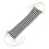 Under Desk Foot Rest Adjustable Ergonomic Support with Breathable Cotton Surface Black and White Design 5