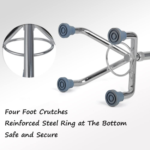 Adjustable Stair Support Handle for Elderly with NonSlip Ergonomic Grip and Adjustable Height Design 2