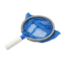 Fine Mesh Pool Skimmer Net for Above Ground Pool, Spa and Pond, Wide Reach Leaf Removal