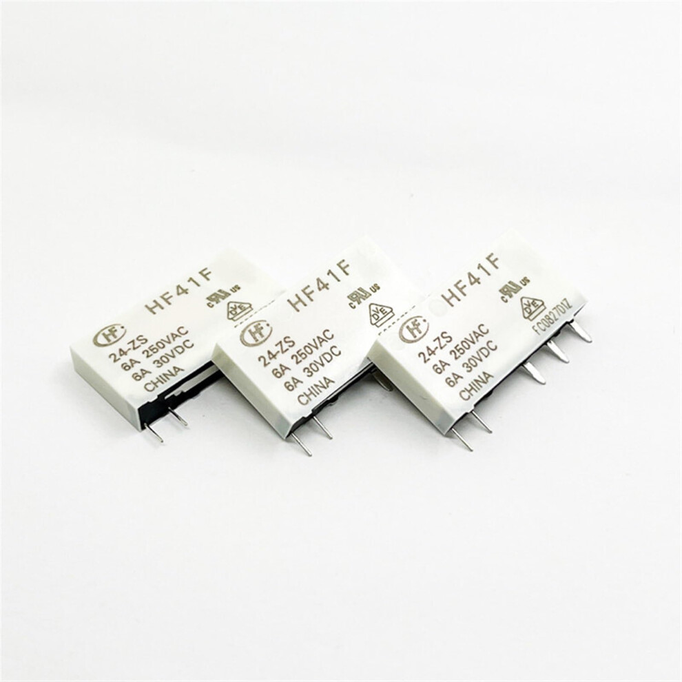 Electromagnetic Relay Hf41f 5V 12V 24V 5Pin 6A 250Vac Pcb Power Relay For Automation Control 9771547932901