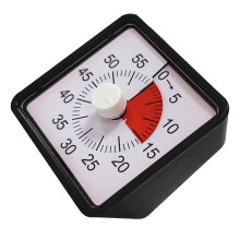Accuracy Timing Device Quiet 60 Minutes Visual Timer-Black