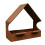 High Capacity Window Birds Feeders Easy Installation-brown 1