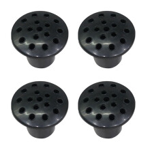 4Pcs Grave Flower Holder with Lid, Weather‑Resistant Cemetery Vase for Memorial Graves, Stable Floral Support