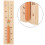 Sauna Sand Timer with Durable Pine Wood Frame, Visual Countdown Hourglass for Sauna or Kitchen 3