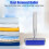 Screen Repair Silicone Roller 4in Blue Anti Static High Resilience Manual Tool 4