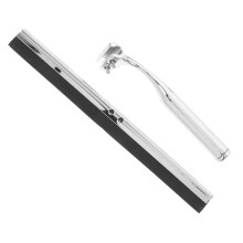 Rotatable Shower Squeegee for Glass and Mirrors, Streak‑ Cleaning with Ergonomic Grip