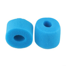 2Pack Spa Filter Sponge S1 Reusable Foam Hot Tub Filter Replacement for Intex PureSpa Blue 10.8x7.3cm