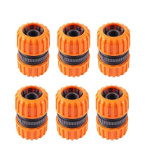 Garden Hose Quick Connect 6pcs Set 3/4 Inch Plastic Hose Connectors Tool Fittings for Irrigation and Lawn Care