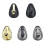Zinc Alloy Simple Hook for Home Use Decorative High-Black 2