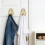 Zinc Alloy Simple Hook for Home Use Decorative High-Black 5