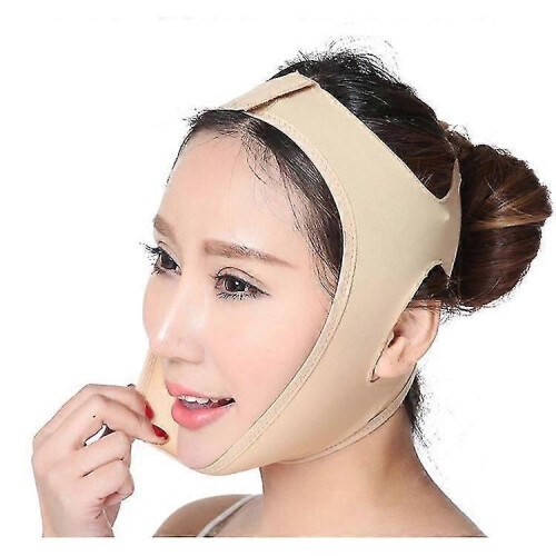 (L) V Line Shaping Face Masks Double Chin Reducer Strap