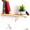 Triangle Wooden Shelf Bracket Wall Mounted Floating Shelf Support for Home Decor, Stable Triangular Design 3