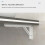 Wall Mounted Folding Table Ivory White Drop Leaf Wall Desk SpaceSaving Foldable Design for Small Rooms 5
