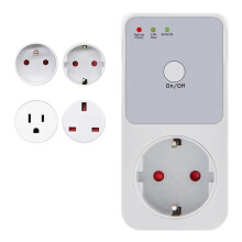 Automatic Voltage Protector Socket 220V EU Plug, Reliable Surge Protection for Refrigerator and Home