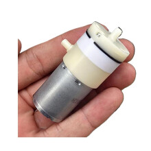 Mini Air Pump DC 5V 6V 7.4V, Small 370 Dual Port Vacuum Pump with Airflow and Low Noise