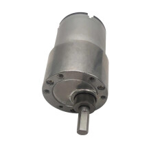 12V DC Gear Motor Torque 37mm Metal Gearbox Adjustable Speed Reversible Rotation Eccentric Shaft