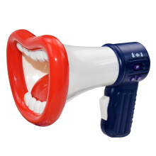 Funny Kids Voice Changer Microphone Toy with Megaphone, Recording Playback and 3 Voice Modes