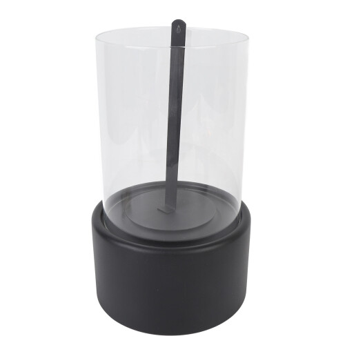 Table Top Fireplace Black 40.64oz 10x12x23cm