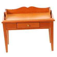 Miniature Classroom Desk Model Realistic Dollhouse Furniture for Mini Home Decor Scenes